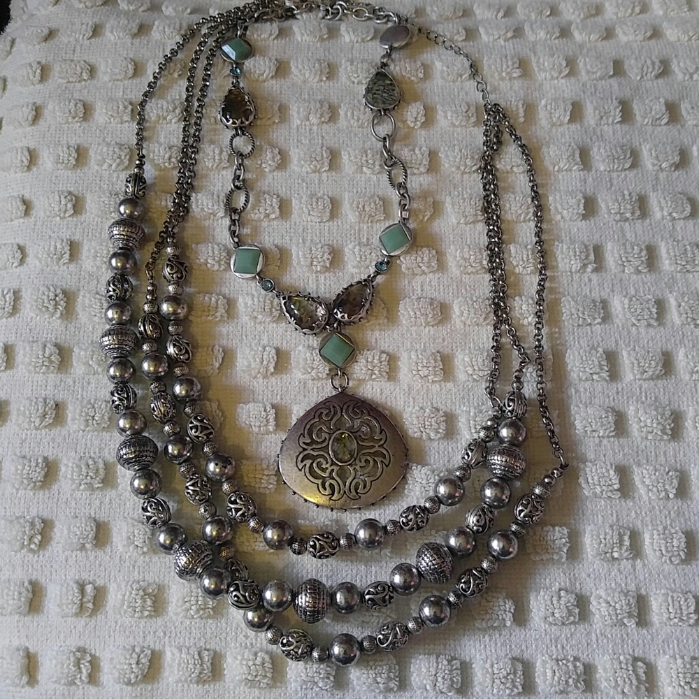 Necklace pair, one is Chico's